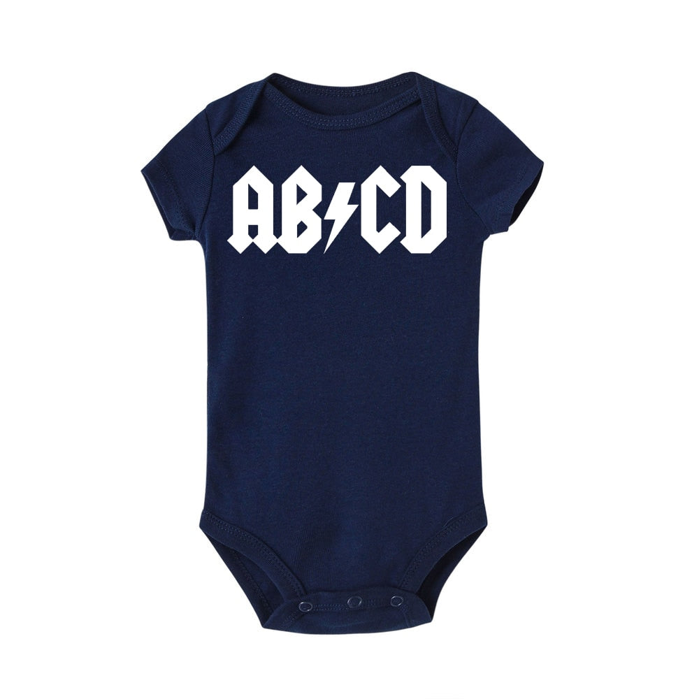 Funny ABCD Baby Clothes