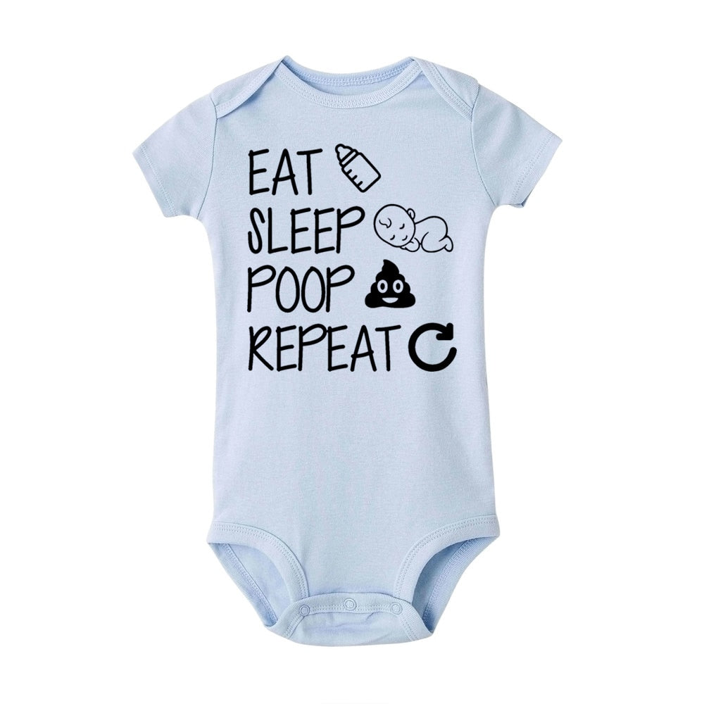 Eat Sleep Poop Repeat Baby CLothes
